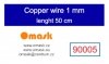 Omask 90005 Copper wire 1,0 mm lenght 50 cm